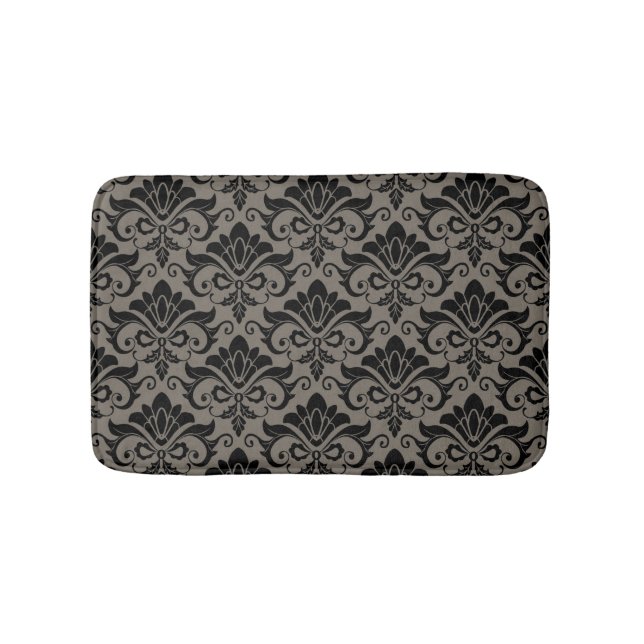 Damask Pattern 2 Bathroom Mat (Front)