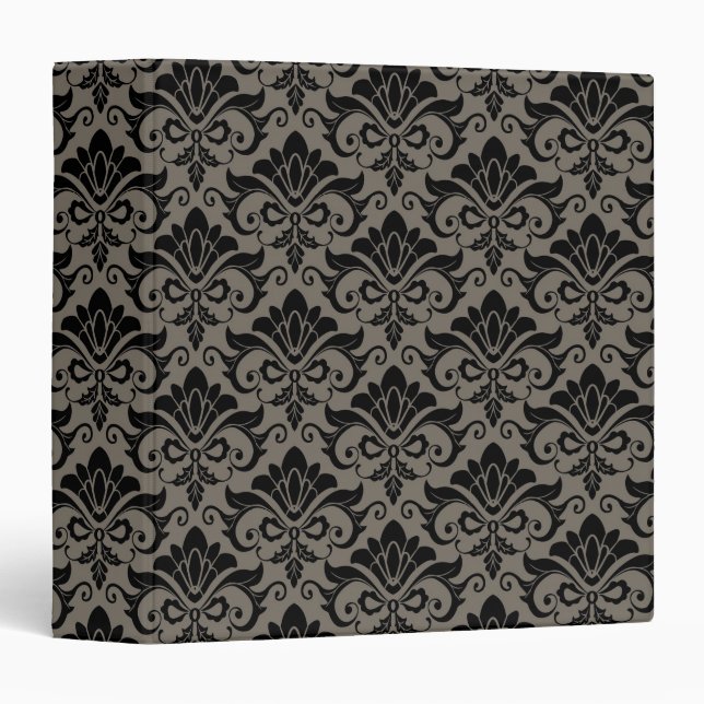 Damask Pattern 2 Binder (Front/Spine)