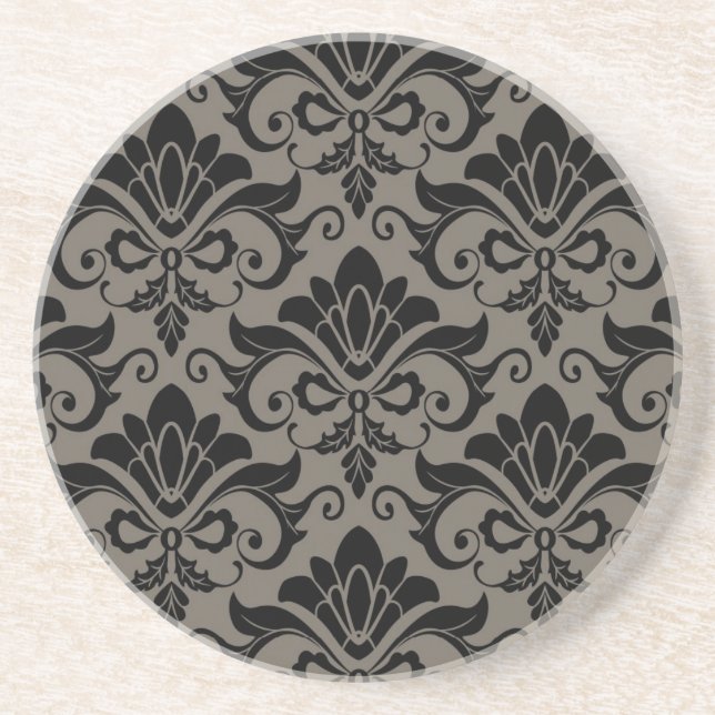 Damask Pattern 2 Coaster (Front)
