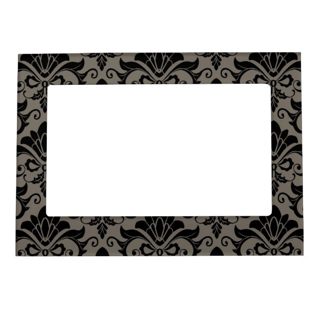 Damask Pattern 2 Magnetic Picture Frame (Front)