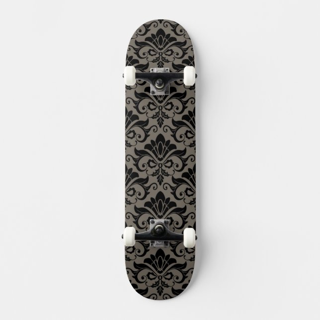 Damask Pattern 2 Skateboard Deck (Front)
