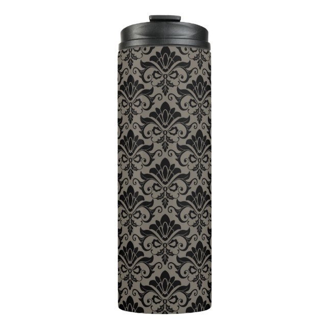 Damask Pattern 2 Thermal Tumbler (Front)