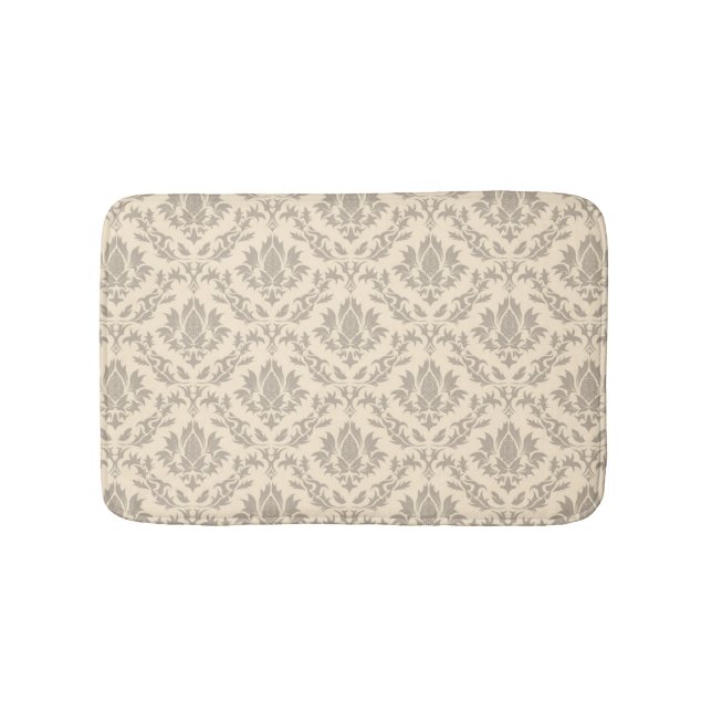 Damask pattern 3 bathroom mat (Front)