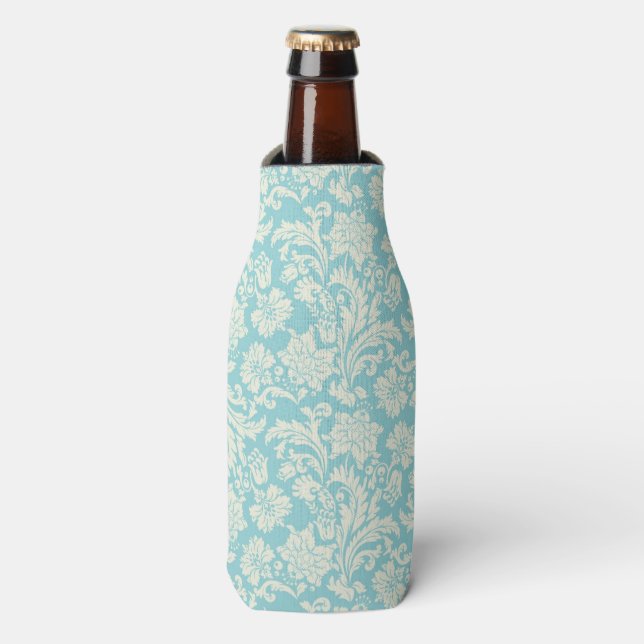 Damask Pattern 3 Bottle Cooler (Bottle Front)