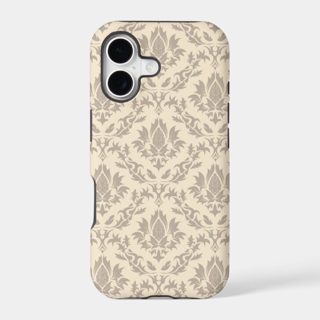 Damask pattern 3 iphone case (Back)