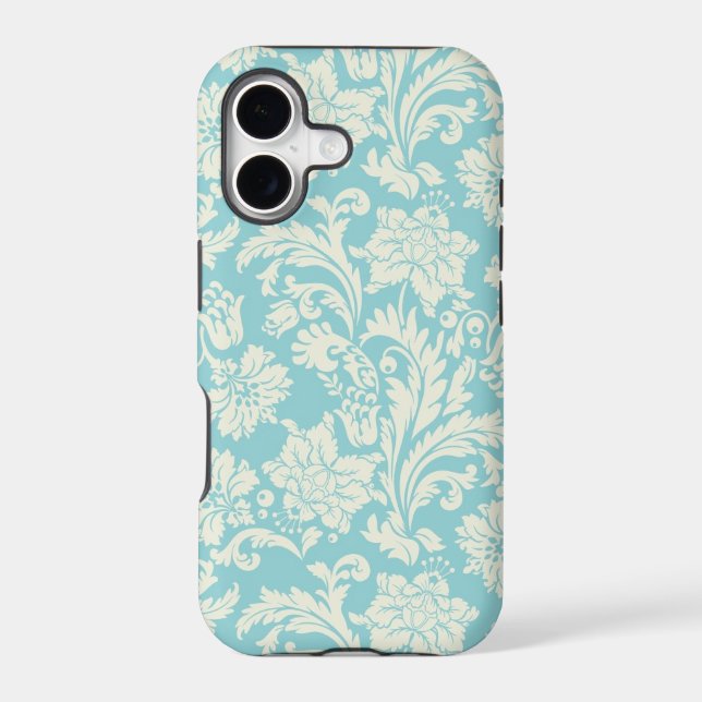Damask Pattern 3 Iphone Case (Back)