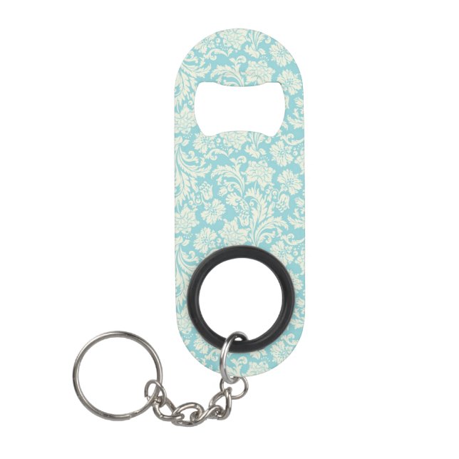 Damask Pattern 3 Keychain Bottle Opener (Front)