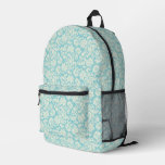 Damask Pattern 3 Printed Backpack