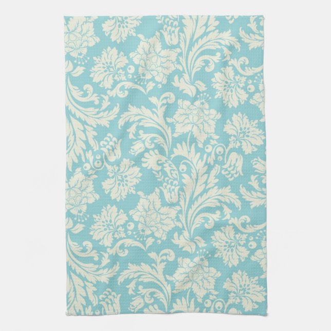 Damask Pattern 3 Towel (Vertical)
