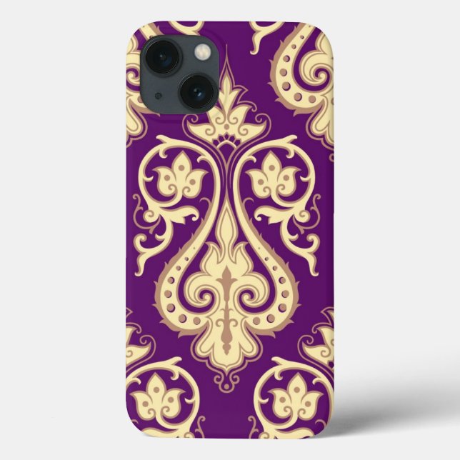 Damask Pattern 4 Case-Mate iPhone Case (Back)