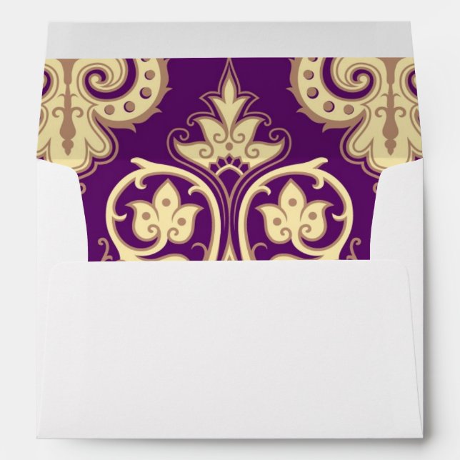 Damask Pattern 4 Envelope (Back (Bottom))