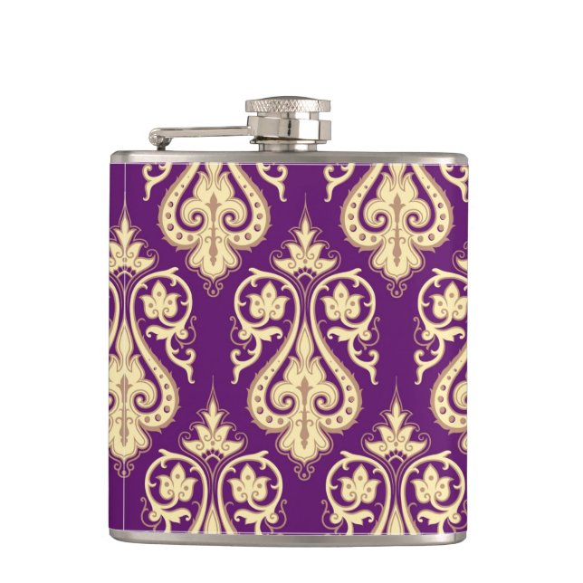 Damask Pattern 4 Flask (Front)
