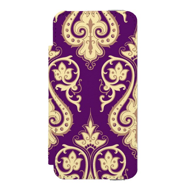 Damask Pattern 4 Incipio iPhone Wallet Case (Folio Front)