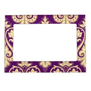 Damask Pattern 4 Magnetic Frame