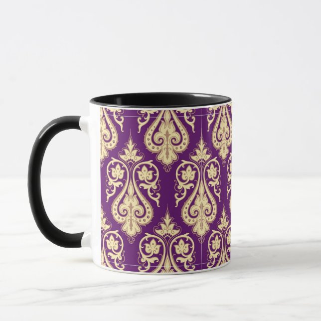 Damask Pattern 4 Mug (Left)