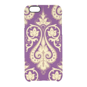 Damask Pattern 4 Clear iPhone 6/6S Case