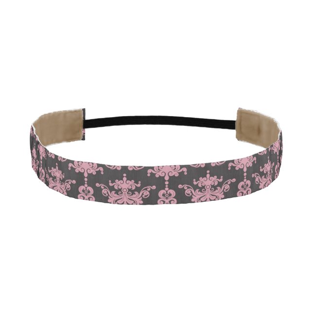 Damask Pattern 5 Athletic Headband (Front)