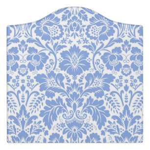 Damask Pattern 5 Door Sign