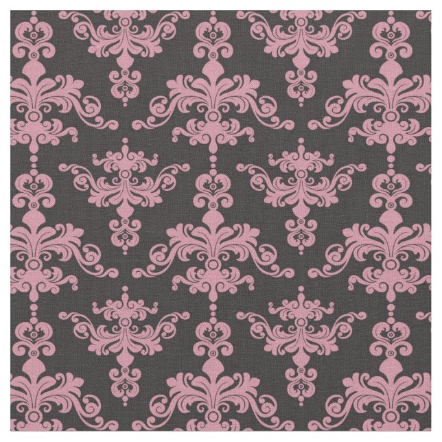 Damask Pattern 5 Fabric (Close Up)