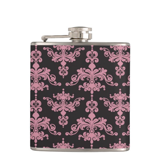 Damask Pattern 5 Flask (Front)