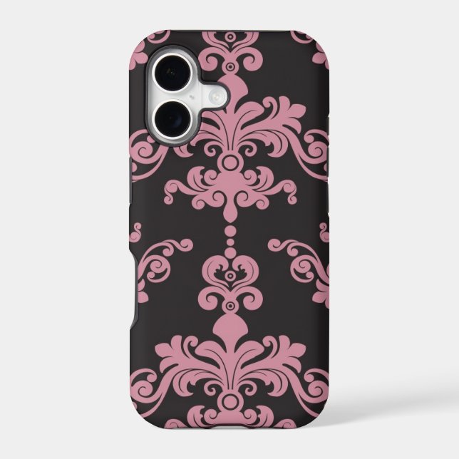 Damask Pattern 5 Iphone Case (Back)