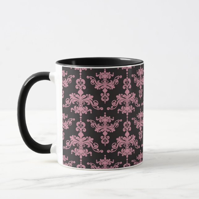 Damask Pattern 5 Mug (Left)