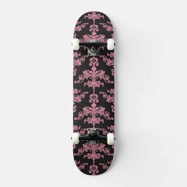 Damask Pattern 5 Skateboard Deck (Front)