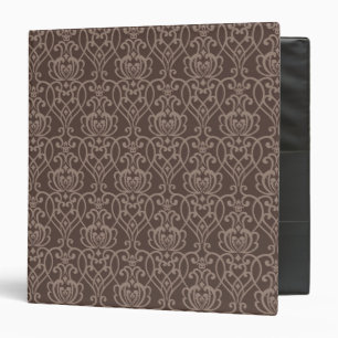 Damask pattern 6 3 ring binder