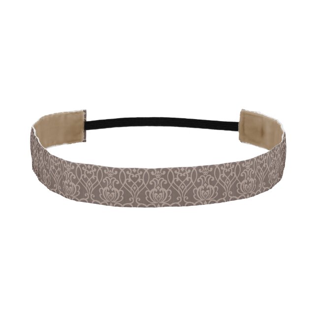Damask pattern 6 athletic headband (Front)
