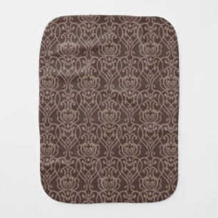 Damask pattern 6 baby burp cloth