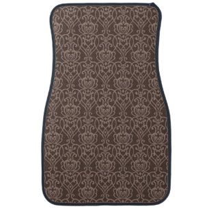 Damask pattern 6 car floor mat