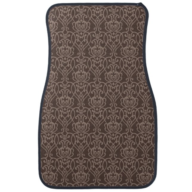Damask pattern 6 car floor mat (Front)