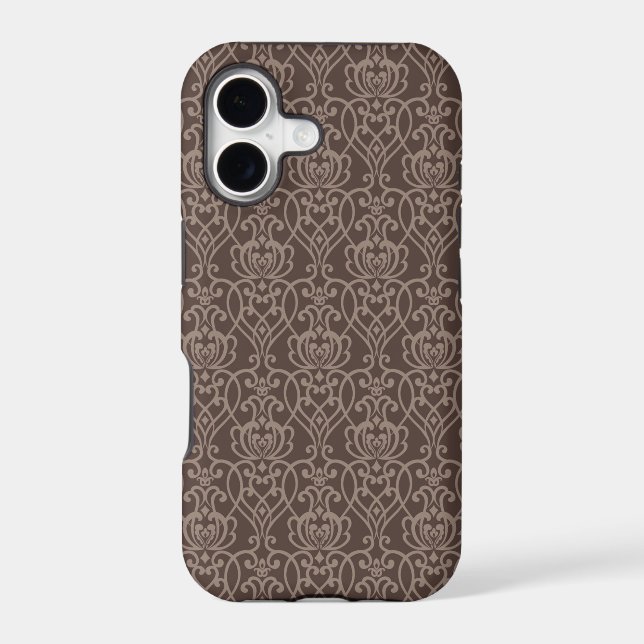 Damask pattern 6 iphone case (Back)