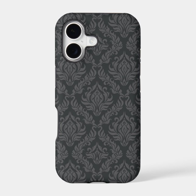 Damask Pattern 6 Iphone Case (Back)