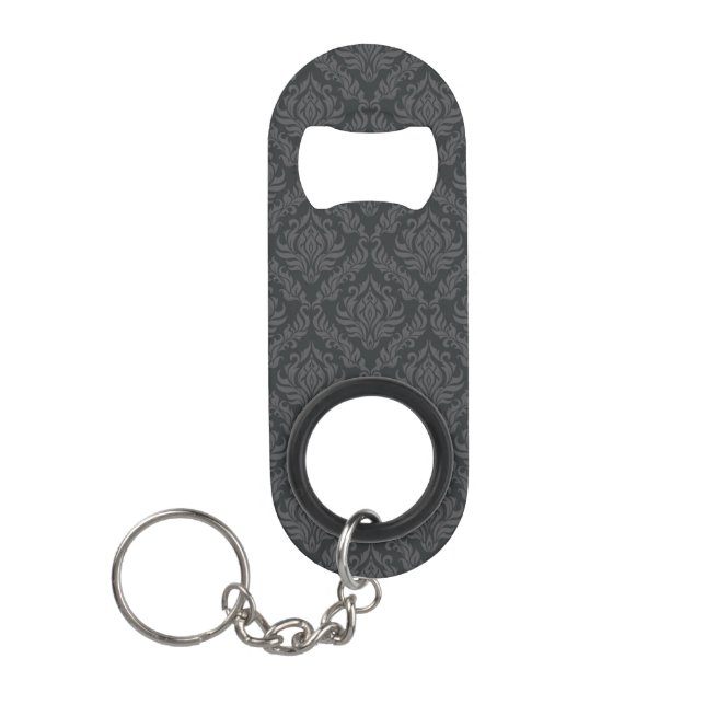 Damask Pattern 6 Keychain Bottle Opener (Front)
