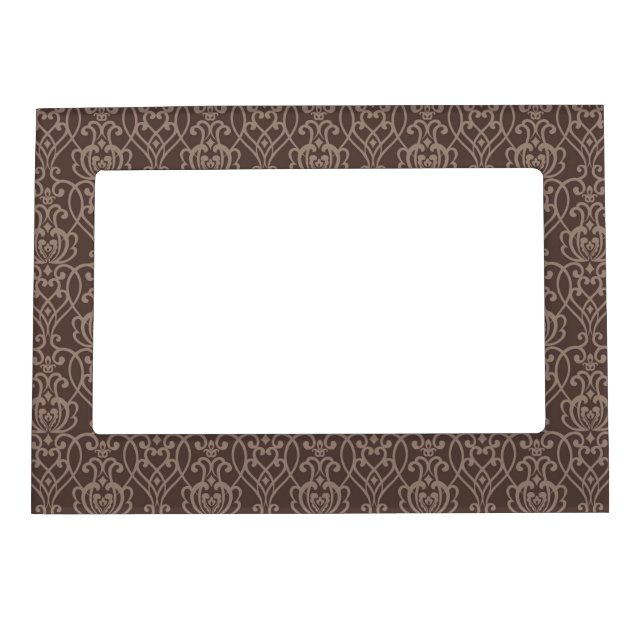 Damask pattern 6 magnetic photo frame (Front)