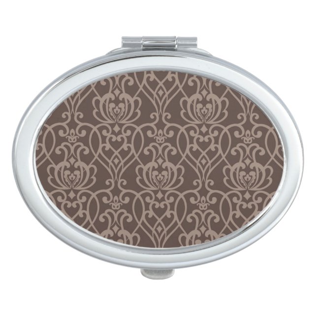 Damask pattern 6 makeup mirror (Front)