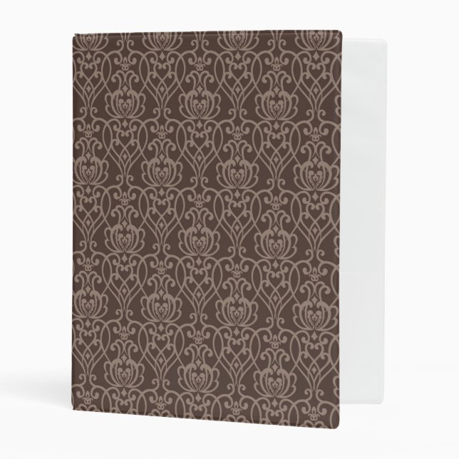 Damask pattern 6 mini binder (Front/Inside)