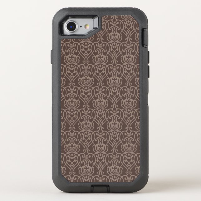 Damask pattern 6 otterbox iPhone case (Back)