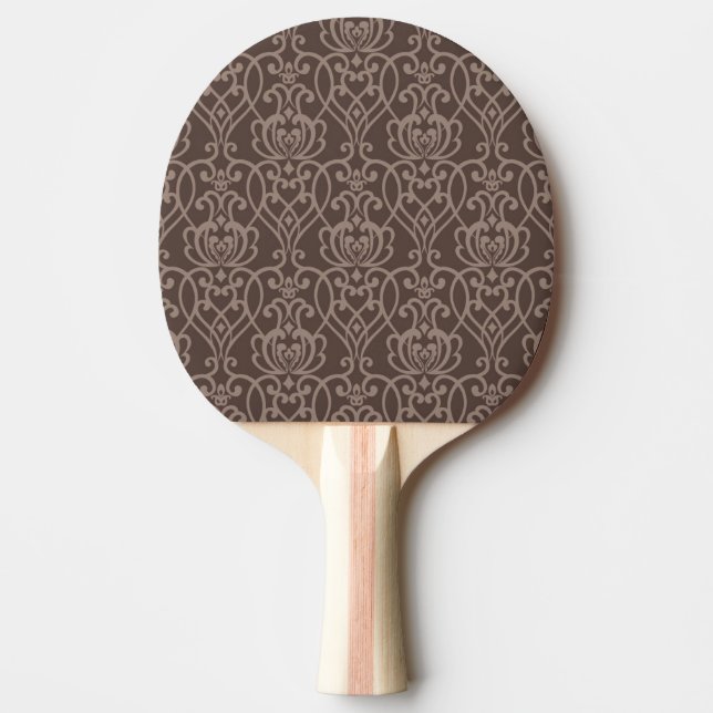 Damask pattern 6 Ping-Pong paddle (Front)