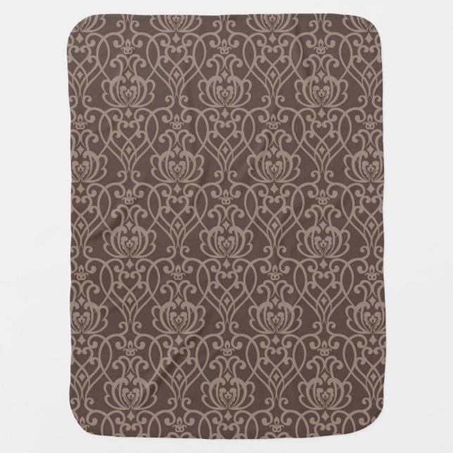 Damask pattern 6 receiving blanket (Front)
