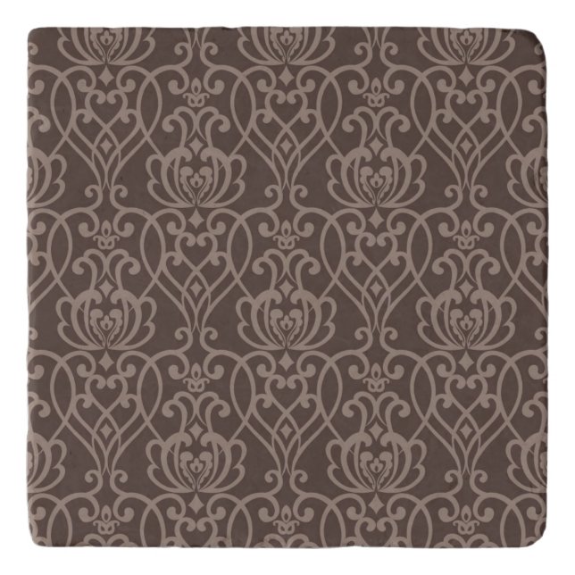 Damask pattern 6 trivet (Front)