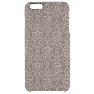 Damask pattern 6 clear iPhone 6 plus case