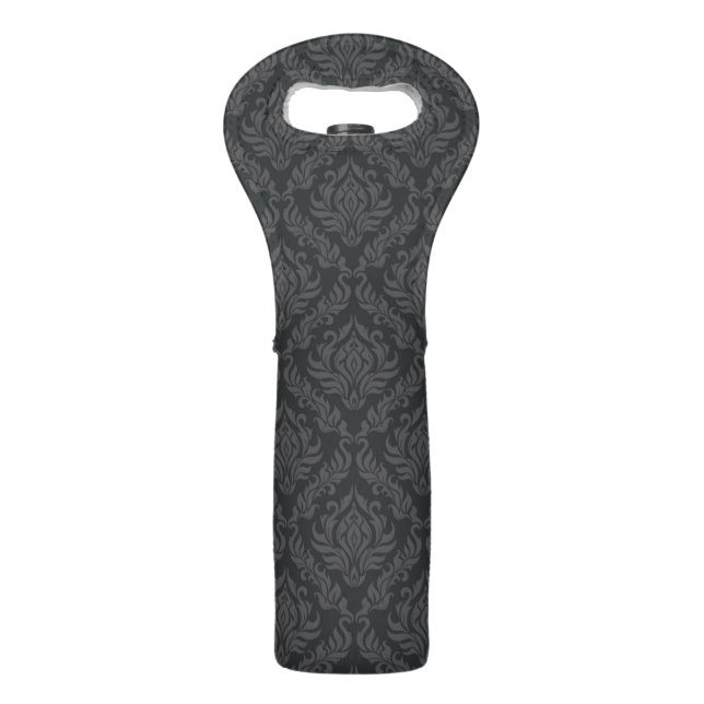Damask Pattern 6 Wine Bag (Front)