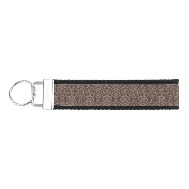 Damask pattern 6 wrist keychain (Keys on Left)