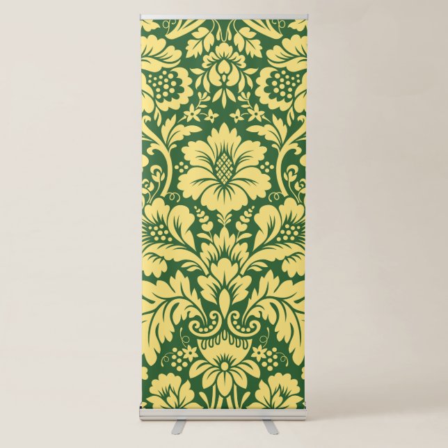 Damask Pattern 8 Retractable Banner (Front)
