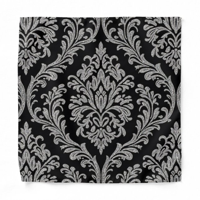 Damask Pattern Bandana (Front)