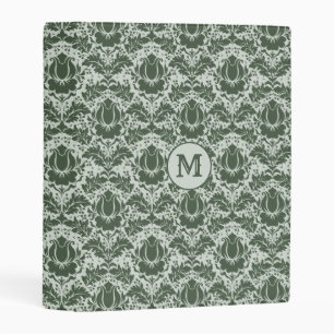Damask Pattern custom monogram binders