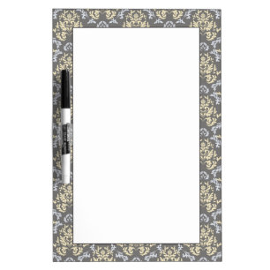 Damask pattern Dry-Erase board