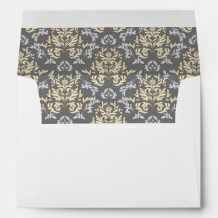 Damask pattern envelope